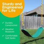 Jungle Gym Kingdom Swing for Outdoor Swing Set - Image 2