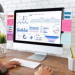 Office Desk Accessories 2pcs Computer Monitor Memo Board - Image 2